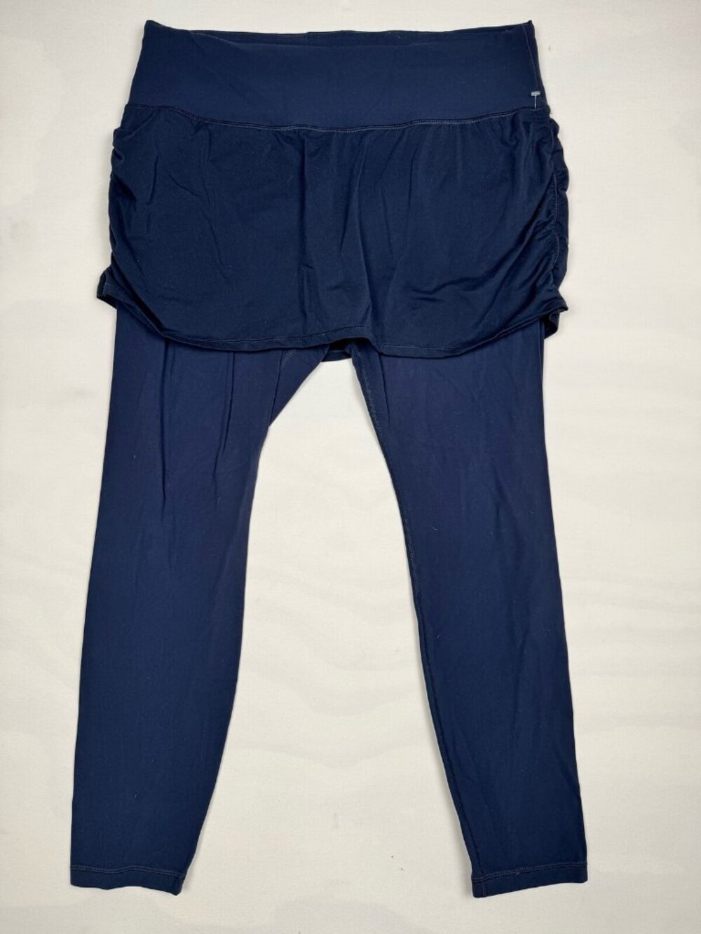 Athleta Elation 2 in 1 7/8 Tight Skirted Leggings Navy Size XL